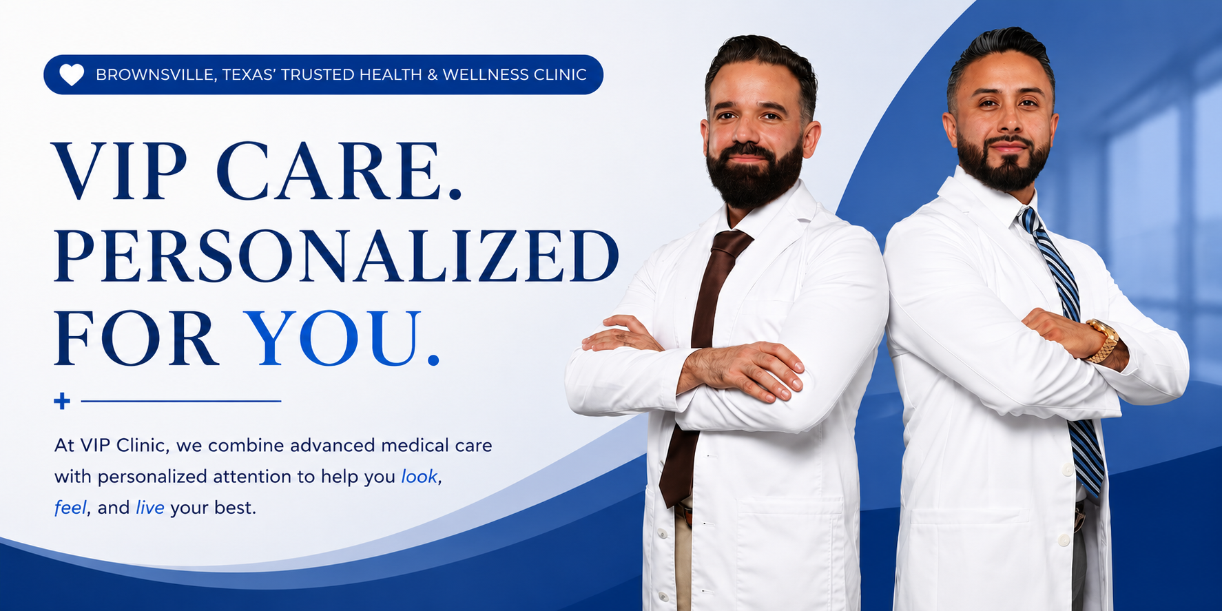 Blue banner